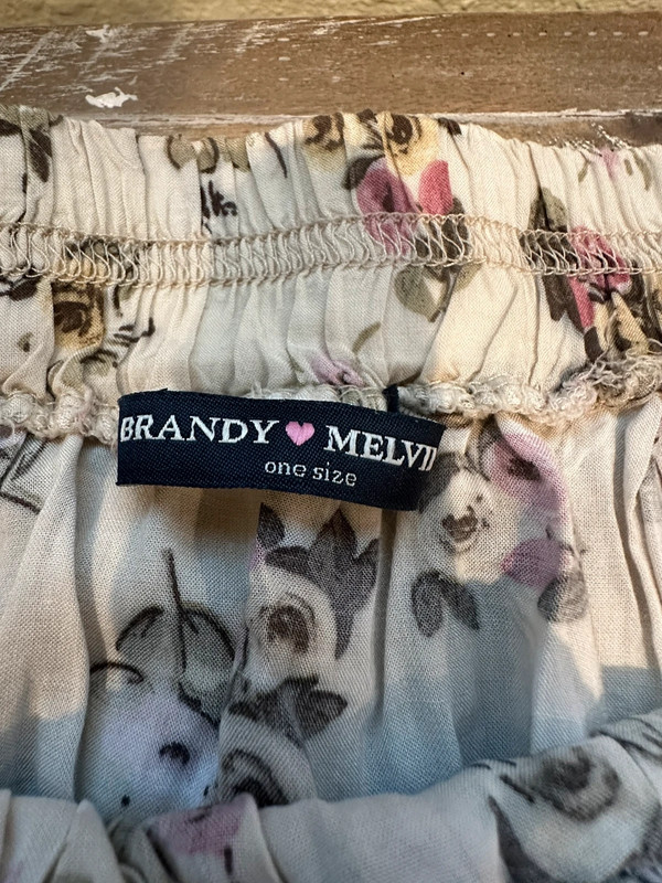 Brandy Melville Floral Skirts Size: One Size 4