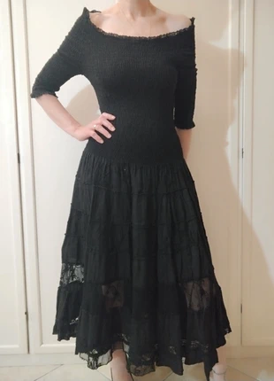 Vestito lungo puro lino, marca: Vintage Dressing, estado: Muy bueno, tamaño: S / 36 / 8, 28,00 €, 30,10 € Protección al comprador incluida