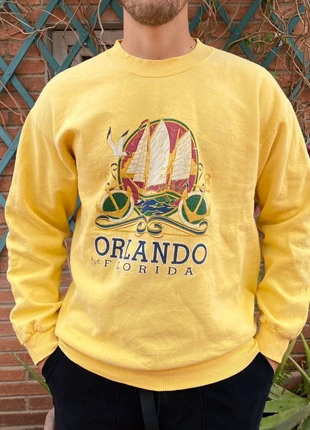 Sudadera Orlando USA Vintage, brand: Vintage, condizioni: Ottime, taglia: L, €11.00, €12.25 include la Protezione acquisti