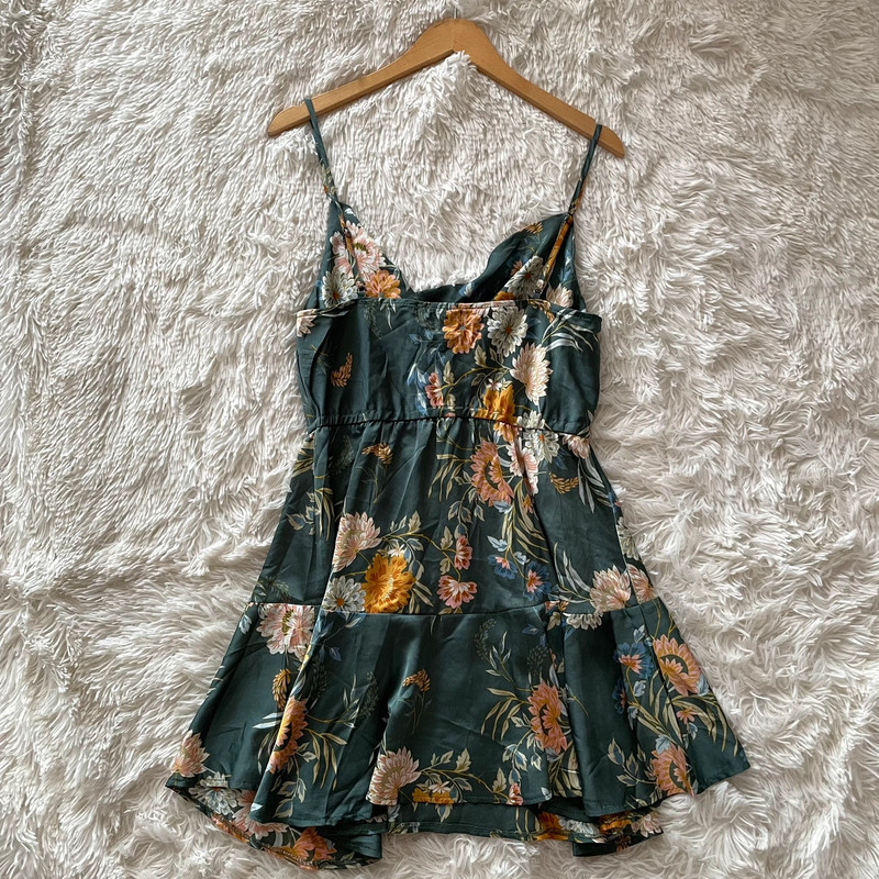 Princess Polly The Maizie dress in green floral 2