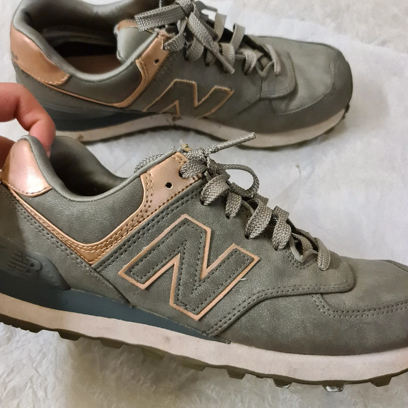 New balance 575 grey and rose gold size 7.5 Vinted