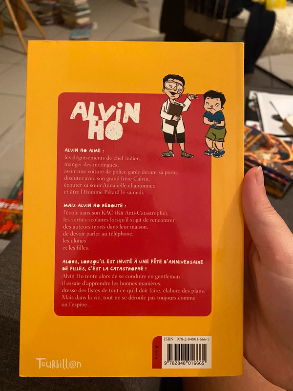 Livre Alvin Ho 2