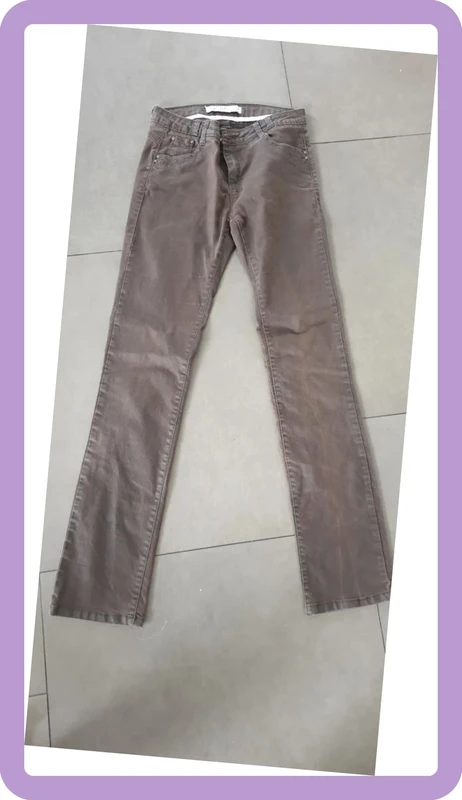 Jean pantalon chocolat 38