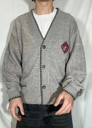 Prescott pc USA cable Cardigan torsadés active wear vintage made in usa y2k golf, marca: Vintage Dressing, estado: Muito bom, tamanho: XL, €28.00, €30.10 inclui Proteção do Comprador