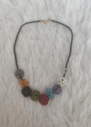 Collier à perles multicolores Y2K - 2000/2010 _ 41cm, marca: y2k, estado: Muy bueno, 5,00 €, 5,95 € Protección al comprador incluida