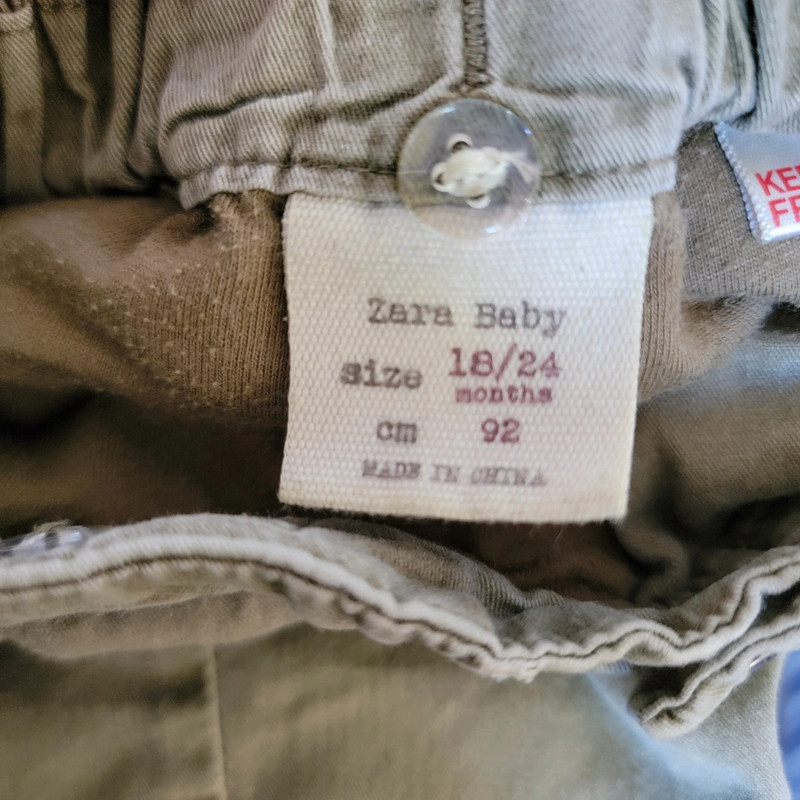 Zara Baby Size 18-24 Months Green Pants Baby Boys 4