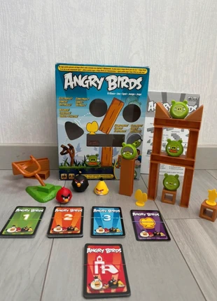 Jeu de société: Angry Birds avec figurines et blocs en bois, merk: angry birds, staat: Heel goed, € 13,00, € 14,35 inclusief Kopersbescherming