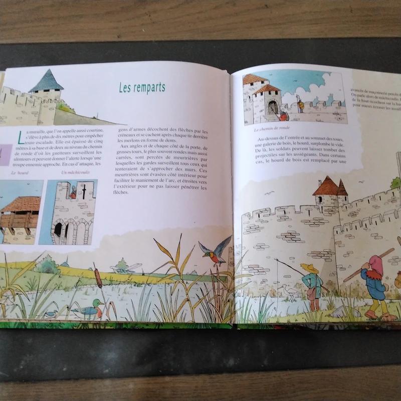 Livre Les châteaux forts et les chevaliers - photo numéro 5
