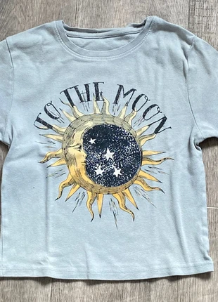 t shirt met print mt xs, staat: Goed, maat: XS / 34 / 6, € 1,50, € 2,28 inclusief Kopersbescherming