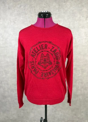 Magnifique pull femme laine mérinos Zadig et Voltaire S "atelier zadig" rouge, marca: Zadig & Voltaire, estado: Muy bueno, tamaño: S / 36 / 8, 69,00 €, 73,15 € Protección al comprador Pro incluida