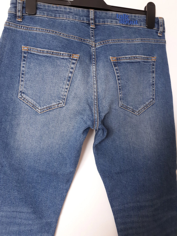 Jeans mit Stickerei-Gr.40 5