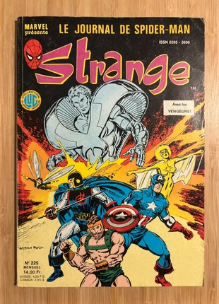 Strange numéro 225 septembre 1988, estado: Satisfatório, €8.00, €9.10 inclui Proteção do Comprador