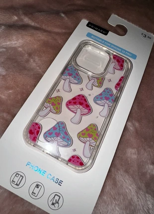Mushroom phone case iPhone 15 pro, brand: Primark, condition: New with tags, £3.00, £3.85 includes Buyer Protection