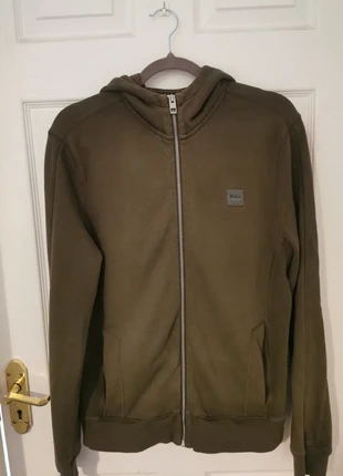 Hugo Boss khaki zip up hoodie small 👕, brand: Hugo Boss, condition: Very good, size: S, €22.00, €23.80 includes Buyer Protection