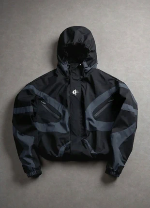 Veste coupe vent Noir Bleu Y2K Streetwear Oversize Taille M Imperméable, marque: y2k, état: Neuf sans étiquette, taille: M, 39,99 €, 42,69 € Protection acheteurs incluse