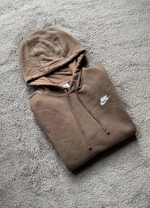 Pull sweat à capuche nike marron logo brodé blanc taille s homme, brand: Nike, condition: Very good, size: S, €17.90, €19.50 includes Buyer Protection