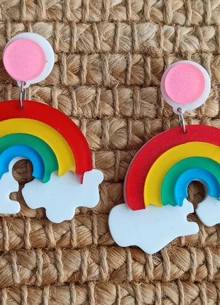 Boucles d'oreilles arc-en-ciel 🌈, marca: Arc En Ciel, estado: Nuevo sin etiquetas, 10,00 €, 11,20 € Protección al comprador incluida