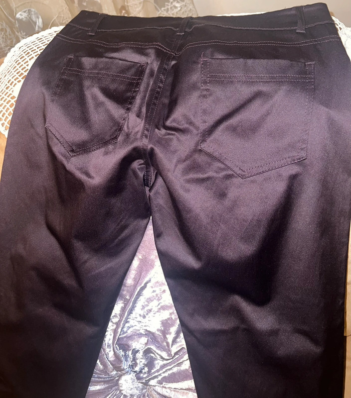 Pantalon bordeaux femme 5