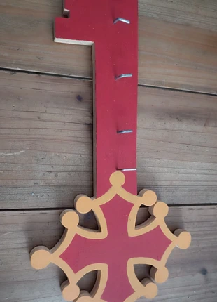 Porte clé Croix occitane, brand: Clé, condition: Good, €2.00, €2.80 includes Buyer Protection