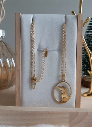 Collier pendentif femme acier inoxydable chien teckel, brand: #dachshund for you, condition: Very good, €12.99, €14.34 includes Buyer Protection