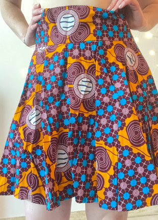 African design high waist skirt