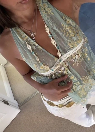 Top style bohème soirée, marca: Boho Chic, estado: Nuevo sin etiquetas, tamaño: M / 38 / 10, 15,00 €, 16,45 € Protección al comprador incluida