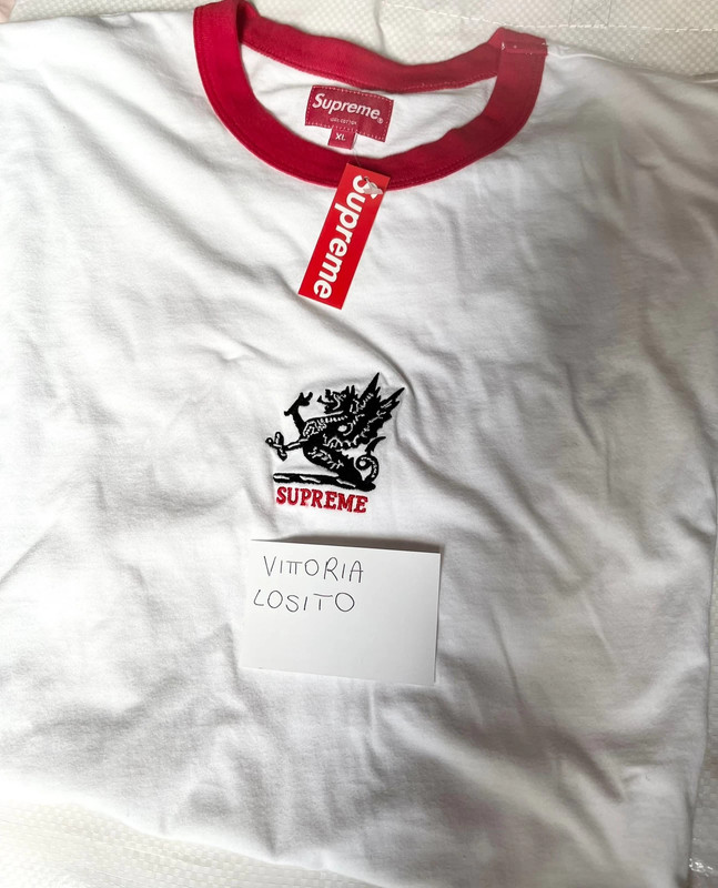 Supreme 2025 ringer tee