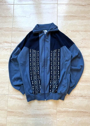 Vintage Mars Zip Jacket Blue Geometric Pattern Wool Blend Size L, marca: Vintage Dressing, estado: Muy bueno, tamaño: L, 18,00 €, 18,90 € Protección al comprador incluida