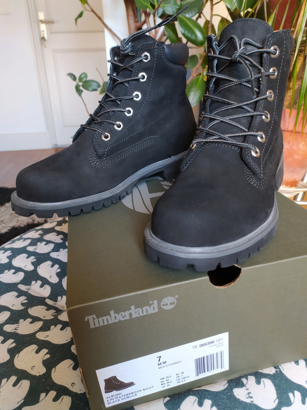 Timberland sale noir porté