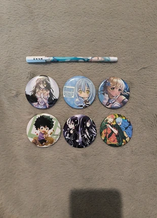 Lot badges, merk: anime, staat: Heel goed, € 8,00, € 9,10 inclusief Kopersbescherming