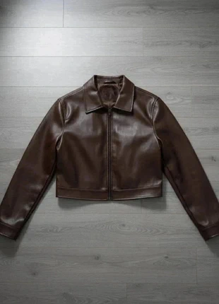 Veste courte en simili cuir marron, condizioni: Ottime, taglia: M / IT 42 / EU 38, €58.99, €62.64 include la Protezione acquisti