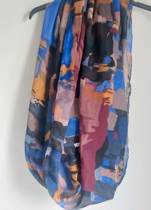 Pieces Tube Scarf – Camouflage Pop Art Abstract Print, brand: Pieces, condition: Very good, €5.25, €6.21 includes Buyer Protection