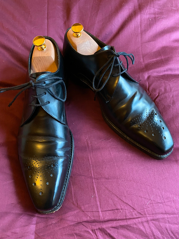 Barker black derby shoes UK7 | Vinted