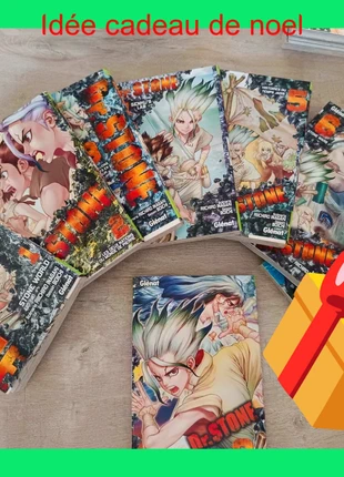Dr. Stone tomes 1 à 7 + 9 parfait état idée cadeau Noël !, état: Très bon état, 5,00 €, 5,95 € Protection acheteurs incluse