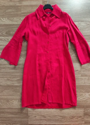 Abito a camicia 100% Lino da portare anche come Blazer veste una S/M, marque: Lino, état: Très bon état, taille: M / 38 / 10, 14,00 €, 15,40 € Protection acheteurs incluse