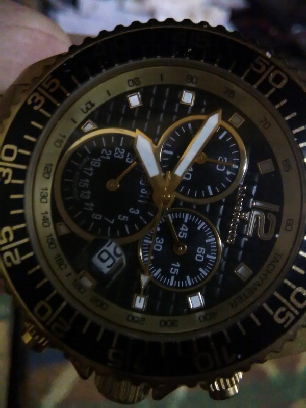 new reloj lanscotte symbol cronograph oro