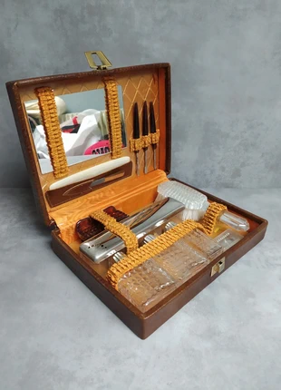 Vanity case malette trousse de toilettage vintage travel grooming kit, marque: Vintage Dressing, état: Bon état, 13,99 €, 15,39 € Protection acheteurs (Pro) incluse
