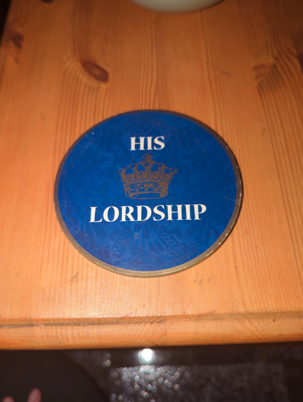 His lordship coaster x 1