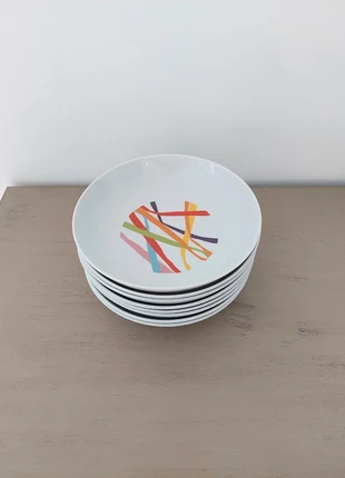 Table Passion - lot de 8 assiettes creuses colorées, marque: Table Passion, état: Très bon état, 25,00 €, 26,95 € Protection acheteurs incluse