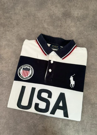 Polo Ralph Lauren Traditionnel Marine et Blanc USA Logo Brodé Blanc Vintage / Taille XL, marque: Ralph Lauren, état: Très bon état, taille: XL, 14,90 €, 16,35 € Protection acheteurs (Pro) incluse
