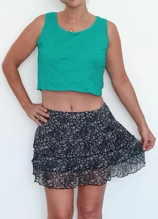 Mini jupe à volants, marke: Walk And Talk, zustand: Sehr gut, größe: M / 38 / 10, 9,90 €, 11,10 € beinhaltet Vinted-Käuferschutz Pro