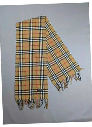Écharpe Burberry tartan vintage cachemire beige blanc noir rouge, marque: Burberry, état: Très bon état, 51,00 €, 54,25 € Protection acheteurs (Pro) incluse