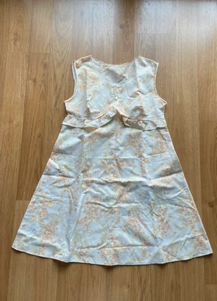 Chemise de nuit / Camisón romántico puntillas sin mangas tirantes estampado volantes T.40, marque: Local, état: Très bon état, taille: L / 40 / 12, 10,00 €, 11,20 € Protection acheteurs incluse