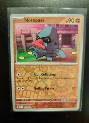Nosepass (Pokémon Obsidian Flames 107), merk: Pokémon, staat: Als nieuw, € 1,00, € 1,75 inclusief Kopersbescherming