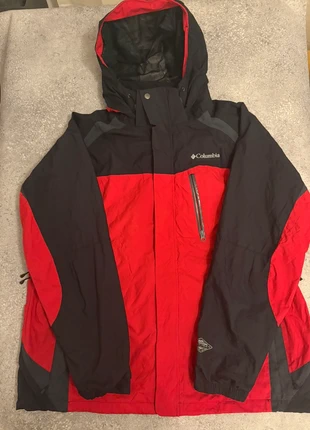 Veste Columbia Omni-Tech rouge et noire imperméable Taille XL, brand: Columbia, condition: Very good, size: XL, €55.00, €58.45 includes Buyer Protection