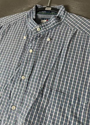 Tommy Hilfiger Blue Checkered Shirt - 552, marke: Tommy Hilfiger, zustand: Gut, größe: L, 15,00 €, 16,45 € beinhaltet Vinted-Käuferschutz Pro