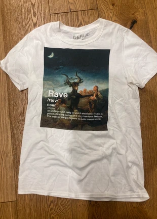 Maglietta Rave taglia S colore bianco, brand: Vintage Dressing, condizioni: Ottime, taglia: S, €10.00, €11.20 include la Protezione acquisti