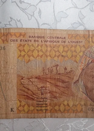 Senegal 1000 francos CFA billete, état: Satisfaisant, 4,00 €, 4,90 € Protection acheteurs incluse