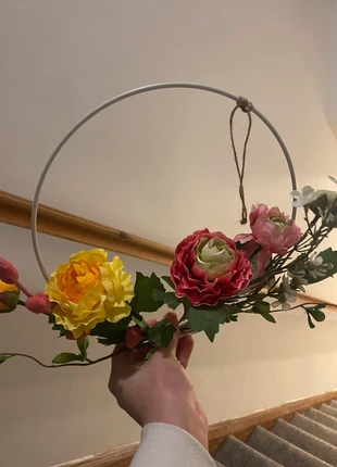 8 x bright summer flower artificial wreaths wedding decor, brand: Dunelm, condition: New with tags, £20.00, £21.70 includes Buyer Protection