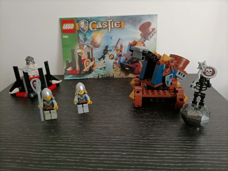 Lego - La catapulte des chevaliers
